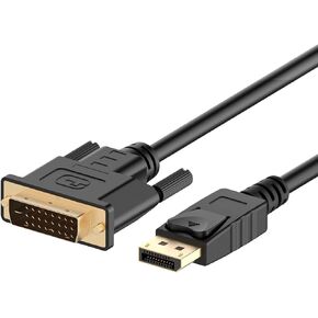 كابل DisplayPort (DP) إلى DVI، مطلي بالذهب، 6 أقدام in Kuwait