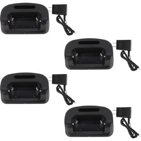 4 Packs KD-C1 Charger with US Adapter Base for Two Way Radio RT22 Dock with LED Indicator 5V Battery Charging for TD-M8 RT-10 Walkie Talkie Accessories in Saudi Arabia