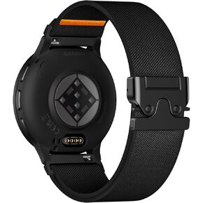 GEAK 22 مم حزام ساعة بديل سريع الإصدار متوافق مع Garmin Venu 4 3 2/Vivoactive 4 45 مم/Forerunner 265 255 965، إبزيم مظلة قابل للتعديل، نسيج نايلون قابل للتمدد، شريط مطاطي رياضي للرجال والنساء in Saudi Arabia