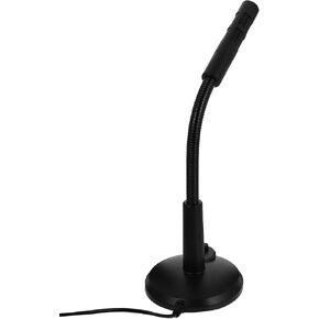Kisangel USB Computer Microphone with Base for Desktop Chatting and Live Streaming, Wired Conference Microphone Black for Meeting Recording and Game Communication in Saudi Arabia