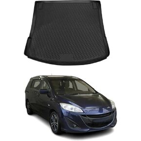 OMAC Floor Mats for Mazda 5 2012-2015 Car Mats All Weather 3D Custom Fit Rubber Mat Waterproof Odorless TPE Floor Liners Laser Measured Non-Slip (Black) in Saudi Arabia