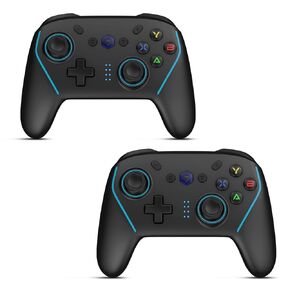 NBCP X8 2 Pack Bluetooth Wireless Pro Controller Dual Pack, Bluetooth Gamepad for Nintendo Switch/OLED/Lite/Switch 2, PC, Android, iOS - Hall Effect Joystick No Drift, Dual Vibration, Turbo, 2 Back Macro in Saudi Arabia