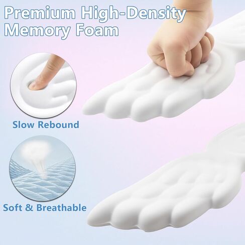 3PCS Angel Wings Keyboard Wrist Rest,Mouse Hand Support,Cloud Mouse Pad Set in Kuwait