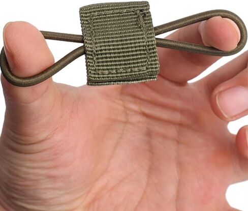 3PCS Green Outdoor Tactical Backpack Elastic Binding Buckle,D-Shaped Climbing Carabiner in Saudi Arabia