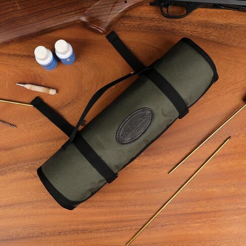 TOURBON Shooting Hunting Roll-up Gun Cleaning Mat Pad with Tool Storage Pocket in Saudi Arabia
