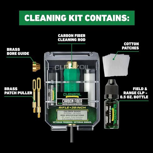 Clenzoil Carbon Fiber Gun Cleaning Rod Kit - Gun Cleaner Kit for Gun Maintenance - Shotgun Cleaning Solution in Saudi Arabia