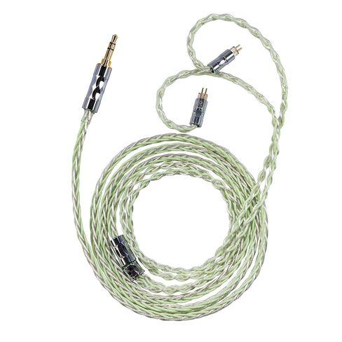 كابل ترقية Yongse YS12 HiFi | جديلة مختلطة 8 جدائل و7N OCC مطلية بالفضة لـ Tangzu 7 هرتز IEMs | 0.78 دبوسان (4.4 ملم متوازن، وردي) in Kuwait