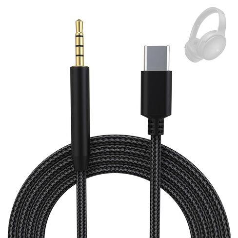 سلك كابل صوت USB C إلى 2.5 مم متوافق مع Bose 700، QuietComfort Ultra، QCSE، QC45/QC35/QC35II، بديل لـ JBL Tune 770NC/760NC/720BT، لـ AKG Y600NC Y500، متوافق مع الكمبيوتر الشخصي، iPhone 15 in Saudi Arabia
