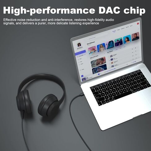 سلك كابل صوت USB C إلى 2.5 مم متوافق مع Bose 700، QuietComfort Ultra، QCSE، QC45/QC35/QC35II، بديل لـ JBL Tune 770NC/760NC/720BT، لـ AKG Y600NC Y500، متوافق مع الكمبيوتر الشخصي، iPhone 15 in Saudi Arabia