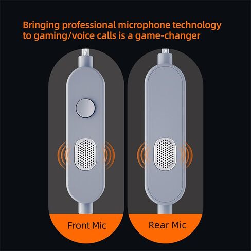 KZ-M2 Dual Mic Silver-Plated Type-C Earphone Upgrade Cable with Professional-Grade Dual Microphone Array for KZ C Pin Series in-Ear Headphones (USB-C) in Saudi Arabia