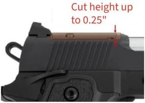Lakeline Optic Adapter Plate - RMSc to RMR, Tall Clearance in Saudi Arabia