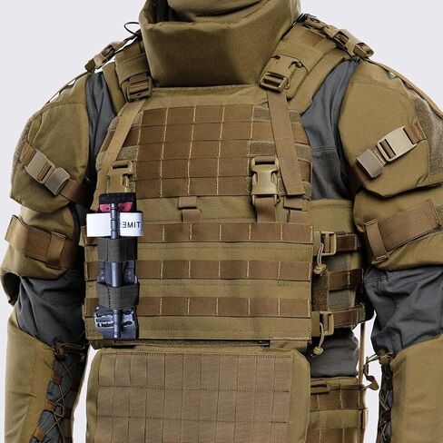 حامل عاصبة، حامل أشرطة عاصبة، حامل حقيبة عاصبة Mo-lle مناسب للعصبة، مقصات EMT، سكين قابل للطي، أداة صغيرة خارجية in Kuwait