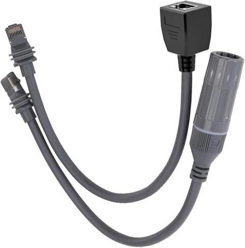 2 قطعة كابل إيثرنت للطبق وجهاز التوجيه RJ45 محول 1200 ميجابت في الثانية نقل البيانات IP68 مقاوم للماء مناسب للقمر الصناعي Starlink Gen3 in Kuwait