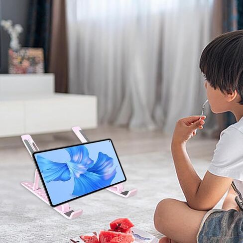 حامل كمبيوتر محمول قابل للطي - حامل كمبيوتر محمول قياسي قابل للتعديل بـ 7 مستويات - مادة ABS، مثالي لأجهزة الكمبيوتر والأجهزة اللوحية، مثالي للاستخدام في المنزل والمكتب in Saudi Arabia