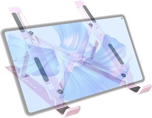 حامل كمبيوتر محمول قابل للطي - حامل كمبيوتر محمول قياسي قابل للتعديل بـ 7 مستويات - مادة ABS، مثالي لأجهزة الكمبيوتر والأجهزة اللوحية، مثالي للاستخدام في المنزل والمكتب in Saudi Arabia