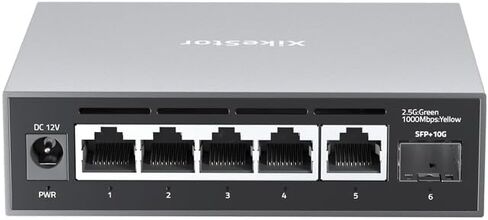 محول إيثرنت مُدار عبر الويب بـ 10 منافذ 2.5 جيجا بايت، يدعم LACP/VLAN/QoS/STP/IGMP، محول شبكة 2.5 جيجابت، محول بدون مروحة 2.5 جيجا بايت، غطاء معدني، سطح المكتب/التثبيت على الحائط in Saudi Arabia