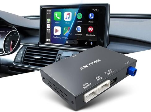 CarPlay Android Auto Adapter Decoder Retrofit Kit Fits Audi 2012-2015 A8 with MMI 3G System, Supports Wireless CarPlay&Android Auto/Voice Control/Mirror Link/Camera/USB Drive/Navigation etc in Saudi Arabia