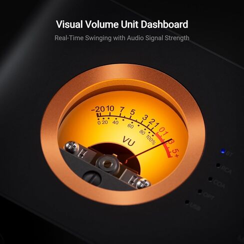 Fosi Audio MC351 2.1 قناة مكبر صوت متكامل مع DAC وهوائي بلوتوث واي فاي SMA ذكر PC 2.4 جيجا هرتز 6dBi تعزيز نطاق واحد لمكبرات الصوت السلبية HiFi in Kuwait