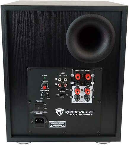 حزمة Rockville BluTube SG: مضخم صوت أنبوبي بلوتوث، زوج RockShelf 64B 400W Peak/50W RMS لكل مكبرات صوت 6.5 بوصة، مضخم صوت Rock Shaker 8 بوصة، سلك مكبر الصوت، (2) كابلات RCA، حامل مكبر صوت مزدوج، 7 عناصر in Kuwait