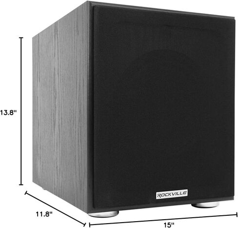 حزمة Rockville BluTube SG: مضخم صوت أنبوبي بلوتوث، زوج RockShelf 64B 400W Peak/50W RMS لكل مكبرات صوت 6.5 بوصة، مضخم صوت Rock Shaker 8 بوصة، سلك مكبر الصوت، (2) كابلات RCA، حامل مكبر صوت مزدوج، 7 عناصر in Kuwait