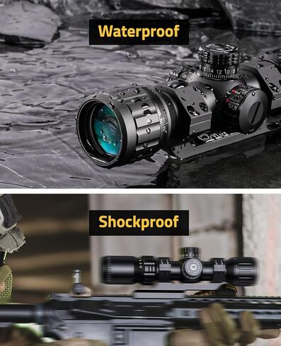 CVLIFE 2-10x32 MPVO AO نطاق البندقية مع برج القفل، 5 مستويات شبكاني الإضاءة الأحمر والأخضر، تعديل المنظر، نطاقات المستوى البؤري الثاني مع نطاق إزاحة 30 مم in Kuwait