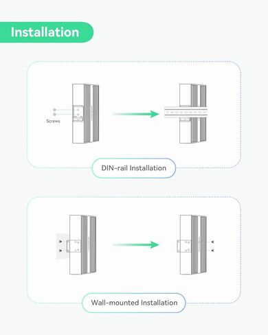 LINOVISION Industrial Gigabit 90W POE++ Splitter مع مخرجين DC، 3 ~ 36V قابل للتعديل وإخراج DC 24V، تركيب السكك الحديدية Din، مزود الطاقة لكاميرات PTZ، أنظمة التحكم في الوصول، نظام التحكم المركزي in Kuwait