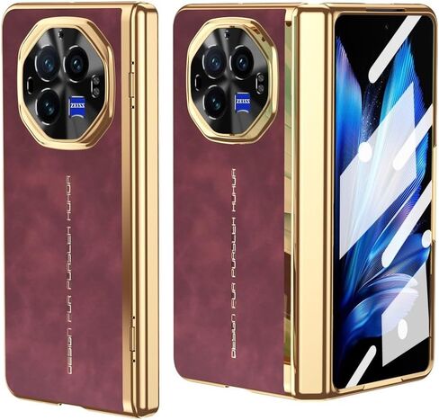 Phone Filp Case Compatible with Vivo X Fold 3 Pro Case with Screen Protectoion Case, Full Body Hinge Protection Case, Shockproof Full Protective Rugged Cover Compatible with Vivo X Fold 3 Pro Protecti in Saudi Arabia