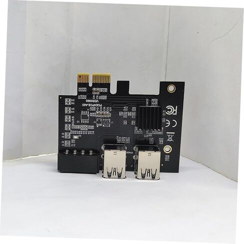 بطاقة محول تمديد Pci e Riser USB 3.0 مع 4 فتحات Pci e، موسع سريع للتعدين وتوسيع الكمبيوتر، متوافق مع أجهزة الكمبيوتر المكتبية ومحطات العمل in Kuwait