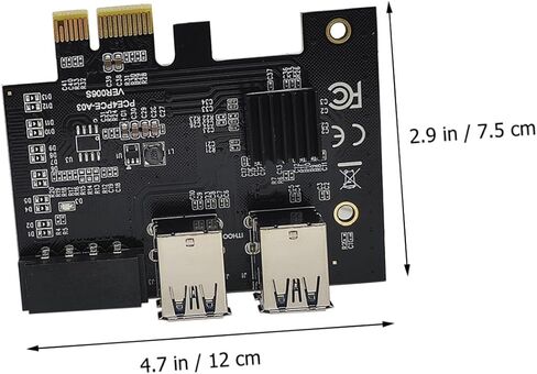 بطاقة توسيع Pci e USB 3.0 محول Pci Express Riser مع 4 فتحات e لأجهزة الكمبيوتر التعدين وملحقات الكمبيوتر in Kuwait