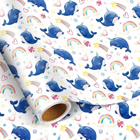 لفة ورق تغليف استحمام الطفل من Pineraap Bear، مقاس 17 بوصة × 16.4 قدم - دمية دب زرقاء، منطاد الهواء الساخن، تصميم طائرة - غلاف هدايا بألوان مائية لعيد ميلاد الأولاد، كشف الجنس in Saudi Arabia