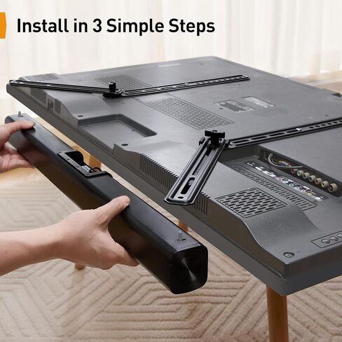 Perlegear Soundbar Mount with Adjustable Height up to 15 lbs PGSM04B, Tilting TV Wall Mount for 42–90 Inch TVs with Leveling Adjustment up to 132 lbs PGLF9 in Saudi Arabia
