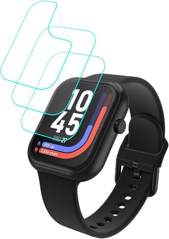 واقي شاشة للساعة الذكية iTouch AIR 5 مقاس 1.85 بوصة [3 عبوات] طبقة PET شفافة وناعمة عالية الدقة [مضادة لبصمات الأصابع] [مضادة للخدش] [خالية من الفقاعات] متوافقة مع جهاز تتبع اللياقة البدنية iTouch AIR 5 in Saudi Arabia