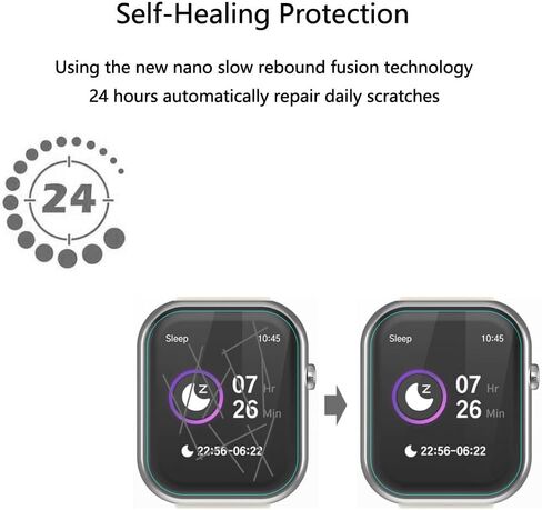 واقي شاشة للساعة الذكية iTouch AIR 5 مقاس 1.85 بوصة [3 عبوات] طبقة PET شفافة وناعمة عالية الدقة [مضادة لبصمات الأصابع] [مضادة للخدش] [خالية من الفقاعات] متوافقة مع جهاز تتبع اللياقة البدنية iTouch AIR 5 in Saudi Arabia