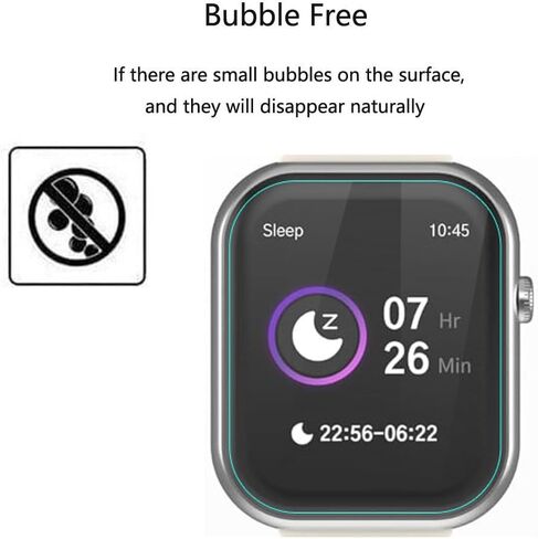 واقي شاشة للساعة الذكية iTouch AIR 5 مقاس 1.85 بوصة [3 عبوات] طبقة PET شفافة وناعمة عالية الدقة [مضادة لبصمات الأصابع] [مضادة للخدش] [خالية من الفقاعات] متوافقة مع جهاز تتبع اللياقة البدنية iTouch AIR 5 in Saudi Arabia