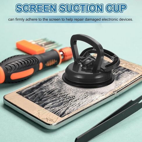 PATIKIL Screen Suction Cup, 4.7" Screen Repair Suction Cup Thickening with Spudger Black in Saudi Arabia