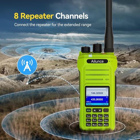 Retevis Ailunce HA1G GMRS Handheld Radio,Chirp,2 Way Radio Long Range with Speaker Mic,Dual Band Receive,IP67 Waterproof Walkie Talkies,Type-C Charge,NOAA 2800mAh,FM Radio,GMRS Radio for Offroad in Saudi Arabia