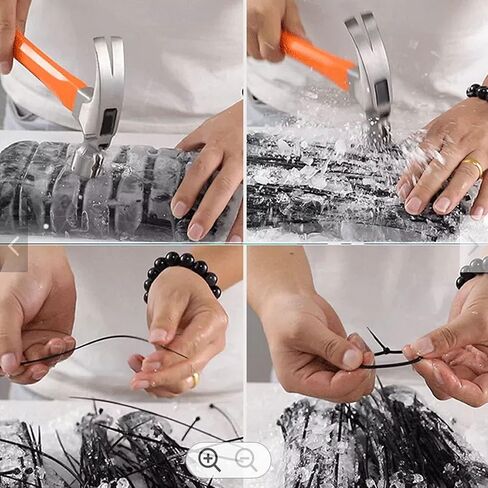 100Pcs Small to Medium Zip Tie, Nylon PA66 UV Resistant Cable Tie for Indoor and Outdoor Use - Ideal for Bundling and Securing Objects（Black，4 inch） in Saudi Arabia