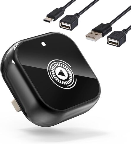 Wireless CarPlay Adapter for Cars with Built-in Wired Apple CarPlay Plug and Play, Mini-USB Design, Fast Stable Connection, for iPhone with USB/USB-C Port (2025 Upgraded) in Saudi Arabia