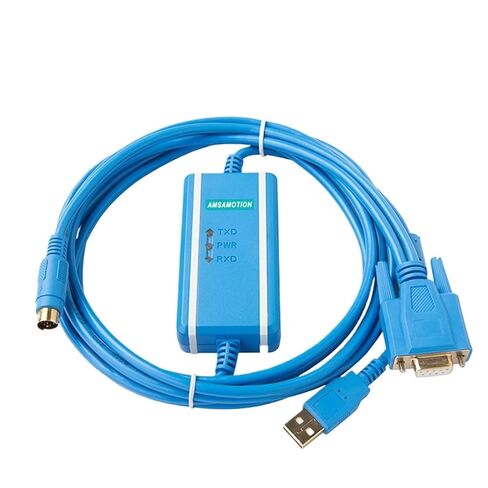 كابل برمجة USB-1761-1747-CP3 لسلسلة AB SLC 5/03 5/04 5/05 MicroLogix1000/1200/1500 يدعم WIN7/XP (نوع العزل) in Saudi Arabia