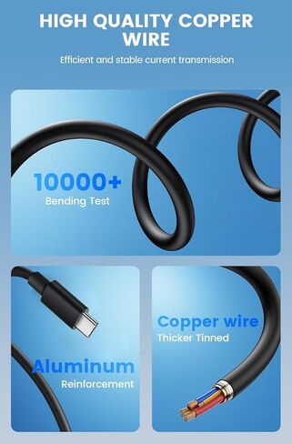 شاحن USB C سريع لسترة التدفئة - متوافق مع سترة سترة دافئة للرجال والنساء من Arris 2025، حزمة بطارية قابلة لإعادة الشحن 7.4 فولت/12 فولت - كابل شحن محول طاقة جداري بديل in Kuwait