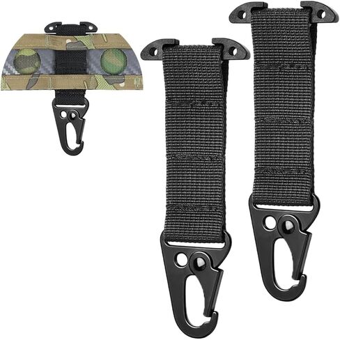 weryerker Tactical Belt Clip T-Mount Clash Hook, MOLLE Bag Clip Hanging Carabiner, for Tactical Vest Gear Clip Accessories in Saudi Arabia