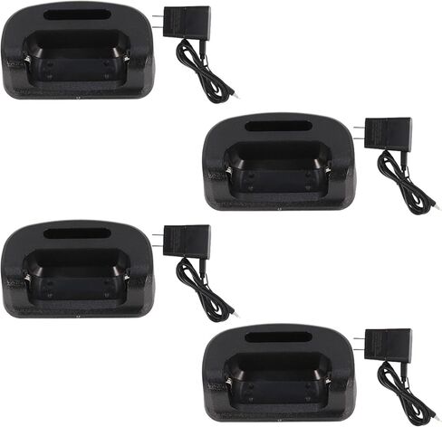 4 Packs KD-C1 Charger with US Adapter Base for Two Way Radio RT22 Dock with LED Indicator 5V Battery Charging for TD-M8 RT-10 Walkie Talkie Accessories in Saudi Arabia