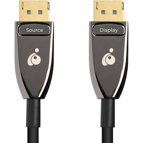 IOGEAR 8K DisplayPort كابل بصري 50 قدم - 50 قدم كابل ألياف بصرية A/V لجهاز الصوت/الفيديو - الطرف الأول: 1 × DisplayPort ذكر صوت/فيديو رقمي - الطرف الثاني: 1 × DisplayPort ذكر صوت رقمي/V in Saudi Arabia