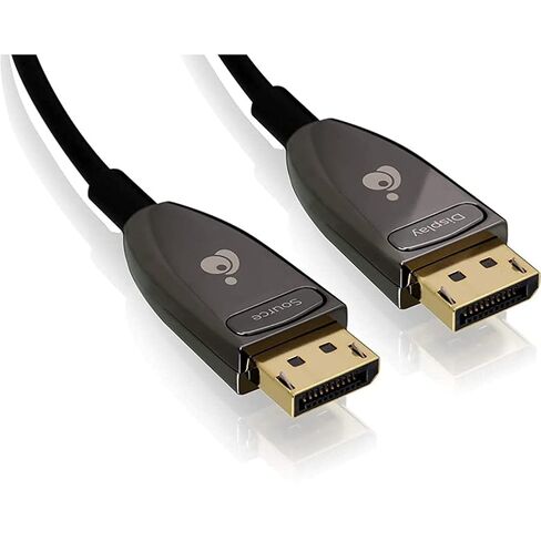 IOGEAR 8K DisplayPort كابل بصري 50 قدم - 50 قدم كابل ألياف بصرية A/V لجهاز الصوت/الفيديو - الطرف الأول: 1 × DisplayPort ذكر صوت/فيديو رقمي - الطرف الثاني: 1 × DisplayPort ذكر صوت رقمي/V in Saudi Arabia