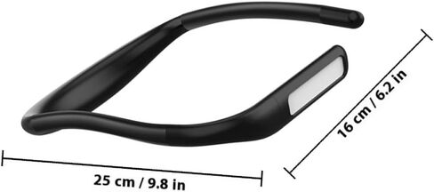 Ciieeo LED Reading Lamp with Flexible Arm, Eye-Caring Wide Coverage Light, 3-Color Smooth Dimming, Rechargeable Night Reading Light for Bedroom and Bedside Use in Kuwait