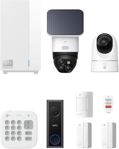 نظام eufy ExpertSecure E10، مركز أمان المنزل، اتصال 4G وبطارية احتياطية، عقد مرن، ذكاء اصطناعي محلي متقدم، متوافق مع منتجات eufy Security in Saudi Arabia