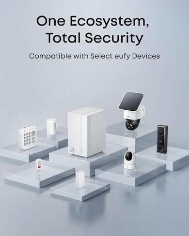 نظام eufy ExpertSecure E10، مركز أمان المنزل، اتصال 4G وبطارية احتياطية، عقد مرن، ذكاء اصطناعي محلي متقدم، متوافق مع منتجات eufy Security in Saudi Arabia