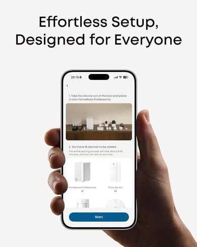 نظام eufy ExpertSecure E10، مركز أمان المنزل، اتصال 4G وبطارية احتياطية، عقد مرن، ذكاء اصطناعي محلي متقدم، متوافق مع منتجات eufy Security in Saudi Arabia