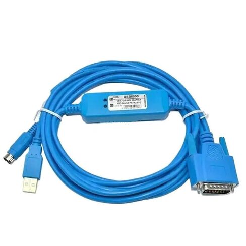 كابل برمجة USB8550 USB-AFP8550 للموصلات المزدوجة FP1 FP3 FP5 USB إلى RS422 DB15 MD8 in Saudi Arabia