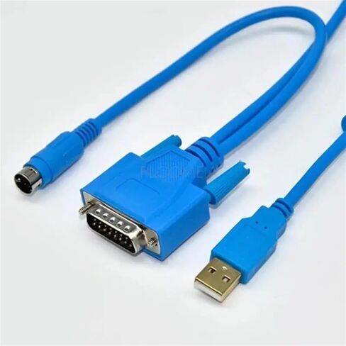 كابل برمجة USB8550 USB-AFP8550 للموصلات المزدوجة FP1 FP3 FP5 USB إلى RS422 DB15 MD8 in Saudi Arabia